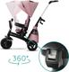 Kinderkraft трехколесный велосипед Easytwist Mauvelous Pink KKRETWIPNK0000