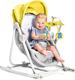 Kinderkraft шезлонг-гойдалка 5 в 1 Unimo Yellow KKKUNIMYEL0000
