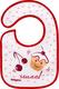 BabyOno нагрудник махровый Я ем и я росту (3м+) 831bo