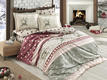 HOBBY комплект постельного белья FLANNEL Ludovica бордовый 160х220/1х50х70 40271_1,5bt