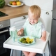 BabyOno нагрудник с липкой застежкой Котенок мятный 830/02bo