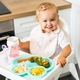 BabyOno мисочка трехсекционная Веселый лягушонок 1073/01bo