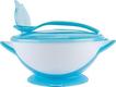 BabyOno мисочка с присоской и ложечкой Голубой 1063/01bo