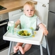 BabyOno нагрудник с липкой застежкой Котенок мятный 830/02bo