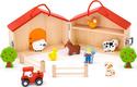 Viga Toys дерев'яний ігровий набір Будиночок-ферма 51618afk