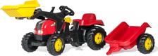 Rolly Toys трактор з причiпом та ковшем rollyKid X красно-желтый 23127