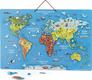 Viga Toys пазл магнитный Карта мира с маркерной доской на украинском языке 44508afk