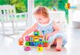 Viga Toys деревянная пирамидка Городок  50043afk