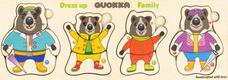 Quokka набор пазлов-вкладышей Семья Квокка QUOKA001QFep