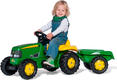 Rolly Toys трактор з причiпом rollyKid John Deere зелено-желтый 12190