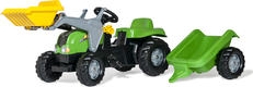 Rolly Toys трактор з причiпом та ковшем rollyKid X зелено-желтый 23134