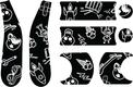 Doona стикеры Stickers Liki B&W Cool Sketch SP555-99-022-000