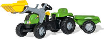 Rolly Toys трактор з причiпом та ковшем rollyKid X зелено-желтый 23134