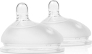 Olababy змінні насадки середній потік на пляшечку Gentle Bottle 3-6М, 2 шт 82002ob