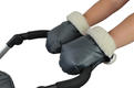 Kinder Comfort муфта-рукавиці на овчині 3 в 1 Graphit (тёмно-серая) 600811kc