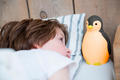 ZAZU светильник ночник пингвинёнок Пем Серый ZA-PAM-01