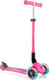 Globber самокат Primo Foldable Lights 3+ розовый 432-110-2