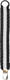 Bjallra of Sweden держатель для пустышки  Black/White silk 8069832