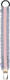 Bjallra of Sweden держатель для пустышки  Pink/Grey lace 8069833
