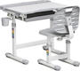  FunDesk комплект парта і стілець-трансформери Cura  Grey Cura Grey