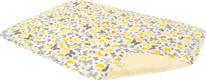 Экопупс пеленка двустороняя непромокаемая Eco Cotton Желто-серые бабочки 50х70 EPG10N-50702