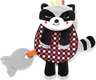 BabyOno обнимашка с прорезывателем зубов для малышей "Енот Феликс" 780bo