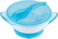 BabyOno мисочка с присоской и ложечкой Голубой 1063/01bo