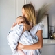BabyOno пеленки муслиновые из бамбукового волокна (120х120 см) 2 шт. Серый и белый с перьями 537/01bo