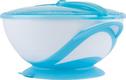 BabyOno мисочка с присоской и ложечкой Голубой 1063/01bo