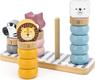 Viga Toys дерев'яний сортер- пірамідка PolarB Звірята 44022afk