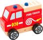 Viga Toys деревянная пирамидка машинка Пожарная 50203FSCafk