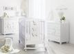 Italbaby кроватка с креплением для второго уровня Peluche белый-серый 070-0820-0076