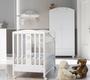 Italbaby кроватка с креплением для второго уровня Baby Re белый 070.0018-0521 / 070.0002