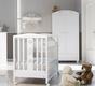 Italbaby кроватка с креплением для второго уровня Baby Re белый-голубой 070.0018-0522 / 070.0002