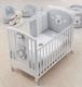 Italbaby кроватка с креплением для второго уровня Peluche белый 070.0820-0078