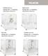 Italbaby кроватка с креплением для второго уровня Peluche белый-голубой 070.0820-0072