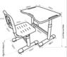 FunDesk комплект парта + стілець трансформери Sole ll S Sole II Grey-s Sole II Grey-s