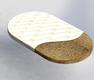 Ingvart матрац кокос овальний овальный на кроватку BAGGYBED OVAL 6025in