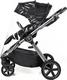 ESPIRO универсальная коляска 2в1 Only New 10 BLACK SPACE (silver frame) 5906724204227