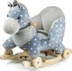 Kinderkraft лошадка-качалка с колесиками Gray KKZKONIGRY0000