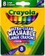 Crayola набір великої воскової крейди ultra-clean washable 8 шт 256317.012