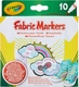 Crayola набор фломастеров для рисования на ткани тонкая линия 1 256353.012