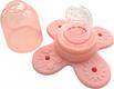 Kinderenok силіконовий нiблер Nibi Teether 2in1 розовый 270121kin