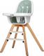 Carrello стульчик для кормления Prego CRL-9504/1 ash green 24152ber