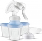 AVENT молокоотсос механичный с контейнерами для хранения грудного молока SCF430/13 8710103944010