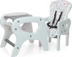 Bambi стульчик для кормления M 0816 flowers grey 24229ber