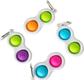 Fat Brain Toys тактильный антистресс-брелок Кнопки Simpl Dimpl 4 цвета в ассортименте F2111MLafk