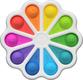 Fat Brain Toys игрушка тактильная Цветные лепестки dimpl digits F275ENafk