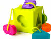 Fat Brain Toys сортер-прорезыватель тактильный OombeeCube F120MLafk
