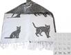 LightHouse плед CATS 140*200  серый 52099bt